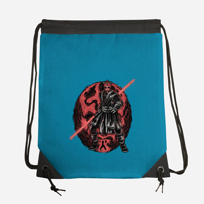 Red Is The Color Of Vengeance-None-Drawstring-Bag-glitchygorilla
