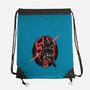 Red Is The Color Of Vengeance-None-Drawstring-Bag-glitchygorilla