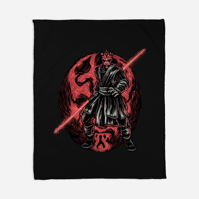 Red Is The Color Of Vengeance-None-Fleece-Blanket-glitchygorilla