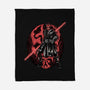 Red Is The Color Of Vengeance-None-Fleece-Blanket-glitchygorilla