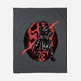 Red Is The Color Of Vengeance-None-Fleece-Blanket-glitchygorilla
