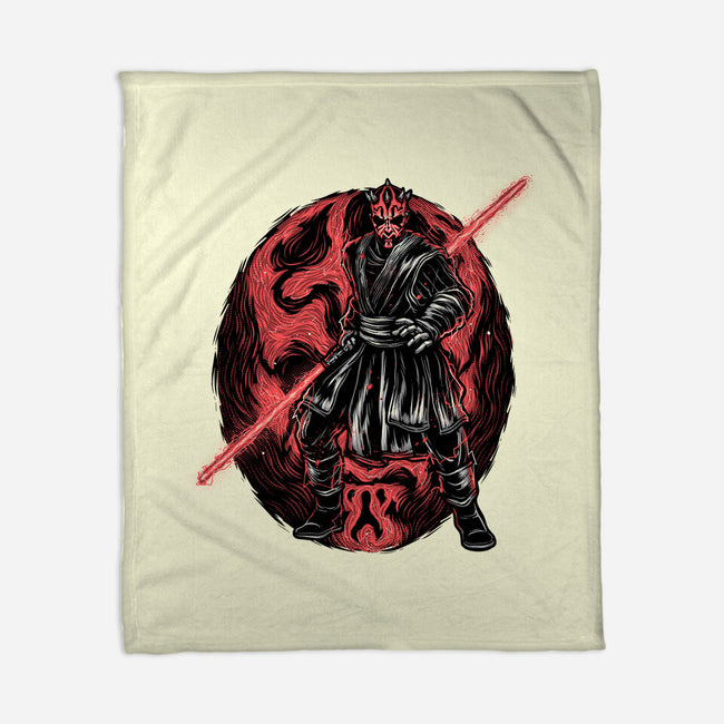 Red Is The Color Of Vengeance-None-Fleece-Blanket-glitchygorilla