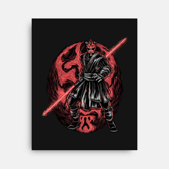 Red Is The Color Of Vengeance-None-Stretched-Canvas-glitchygorilla