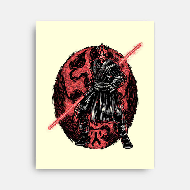 Red Is The Color Of Vengeance-None-Stretched-Canvas-glitchygorilla