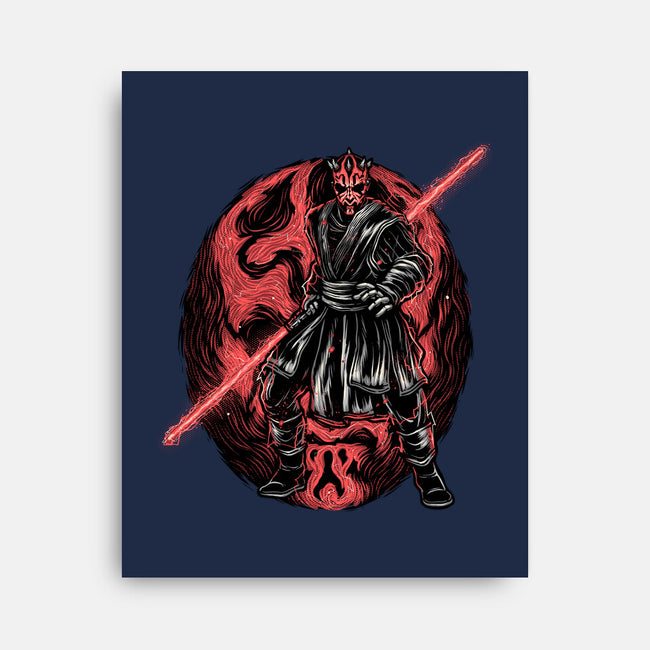 Red Is The Color Of Vengeance-None-Stretched-Canvas-glitchygorilla