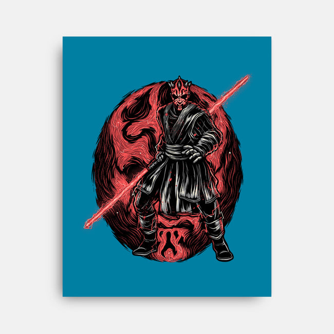 Red Is The Color Of Vengeance-None-Stretched-Canvas-glitchygorilla