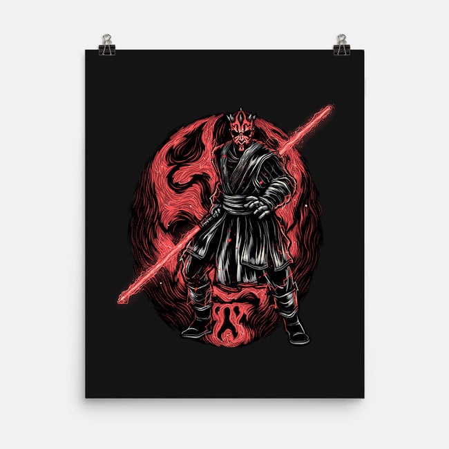 Red Is The Color Of Vengeance-None-Matte-Poster-glitchygorilla