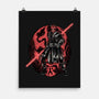 Red Is The Color Of Vengeance-None-Matte-Poster-glitchygorilla