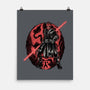 Red Is The Color Of Vengeance-None-Matte-Poster-glitchygorilla