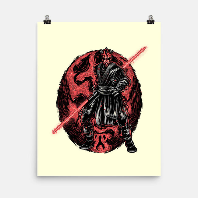 Red Is The Color Of Vengeance-None-Matte-Poster-glitchygorilla