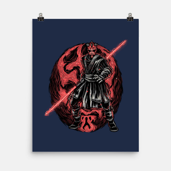 Red Is The Color Of Vengeance-None-Matte-Poster-glitchygorilla