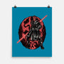 Red Is The Color Of Vengeance-None-Matte-Poster-glitchygorilla