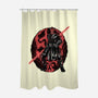 Red Is The Color Of Vengeance-None-Polyester-Shower Curtain-glitchygorilla