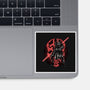 Red Is The Color Of Vengeance-None-Glossy-Sticker-glitchygorilla