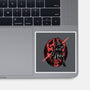 Red Is The Color Of Vengeance-None-Glossy-Sticker-glitchygorilla
