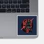 Red Is The Color Of Vengeance-None-Glossy-Sticker-glitchygorilla