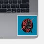 Red Is The Color Of Vengeance-None-Glossy-Sticker-glitchygorilla