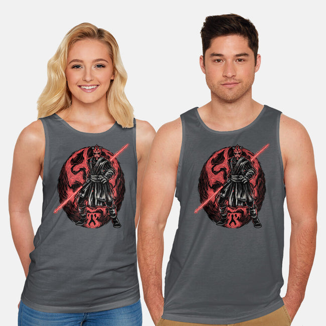 Red Is The Color Of Vengeance-Unisex-Basic-Tank-glitchygorilla