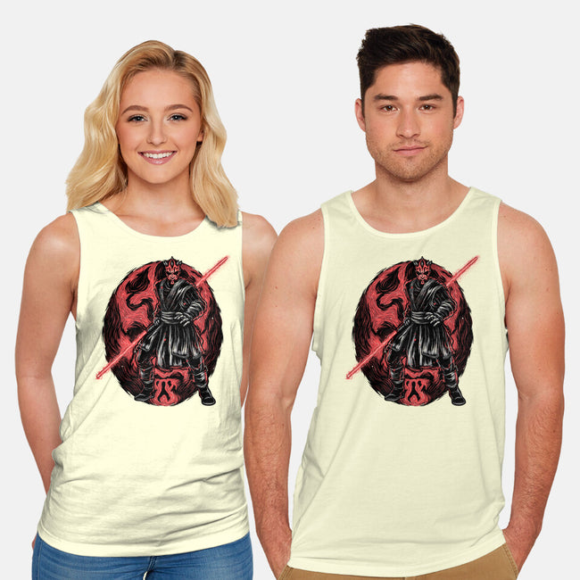 Red Is The Color Of Vengeance-Unisex-Basic-Tank-glitchygorilla