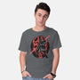Red Is The Color Of Vengeance-Mens-Basic-Tee-glitchygorilla