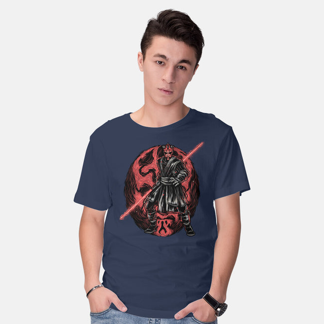 Red Is The Color Of Vengeance-Mens-Basic-Tee-glitchygorilla