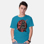 Red Is The Color Of Vengeance-Mens-Basic-Tee-glitchygorilla