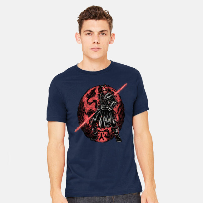 Red Is The Color Of Vengeance-Mens-Heavyweight-Tee-glitchygorilla