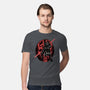 Red Is The Color Of Vengeance-Mens-Premium-Tee-glitchygorilla