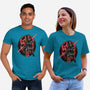 Red Is The Color Of Vengeance-Unisex-Basic-Tee-glitchygorilla