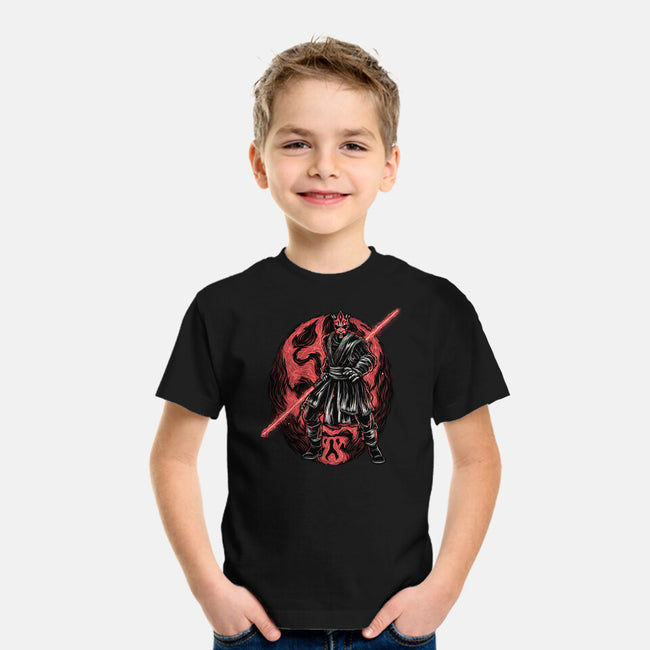 Red Is The Color Of Vengeance-Youth-Basic-Tee-glitchygorilla