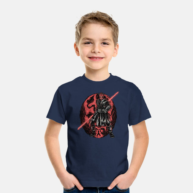 Red Is The Color Of Vengeance-Youth-Basic-Tee-glitchygorilla
