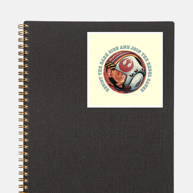 Join The Rebel Cause-None-Glossy-Sticker-glitchygorilla