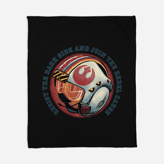 Join The Rebel Cause-None-Fleece-Blanket-glitchygorilla