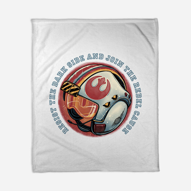 Join The Rebel Cause-None-Fleece-Blanket-glitchygorilla