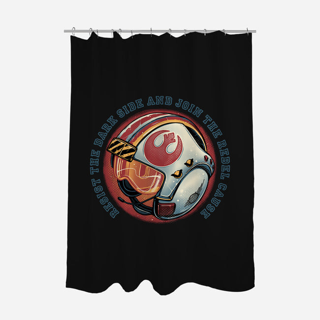 Join The Rebel Cause-None-Polyester-Shower Curtain-glitchygorilla