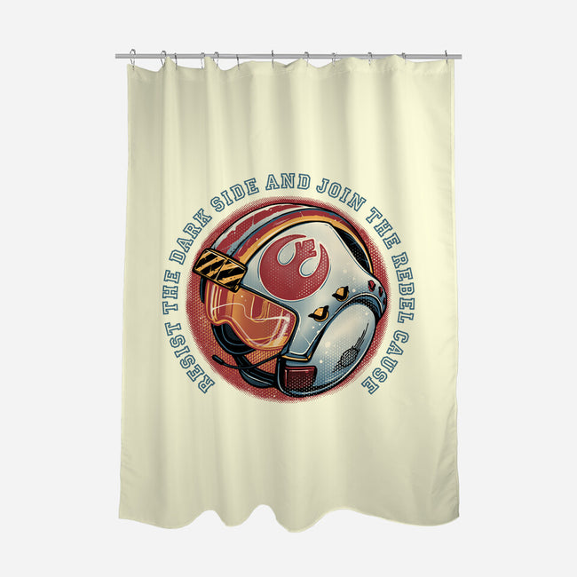Join The Rebel Cause-None-Polyester-Shower Curtain-glitchygorilla