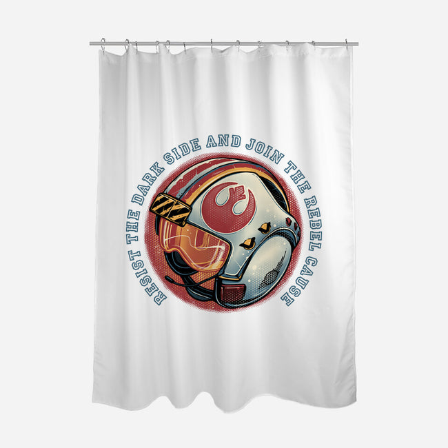 Join The Rebel Cause-None-Polyester-Shower Curtain-glitchygorilla