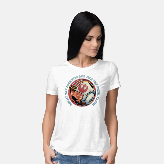 Join The Rebel Cause-Womens-Basic-Tee-glitchygorilla