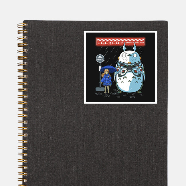 My Cyber Neighbor-None-Glossy-Sticker-Astrobot Invention