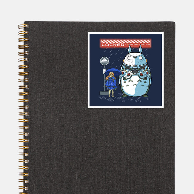 My Cyber Neighbor-None-Glossy-Sticker-Astrobot Invention