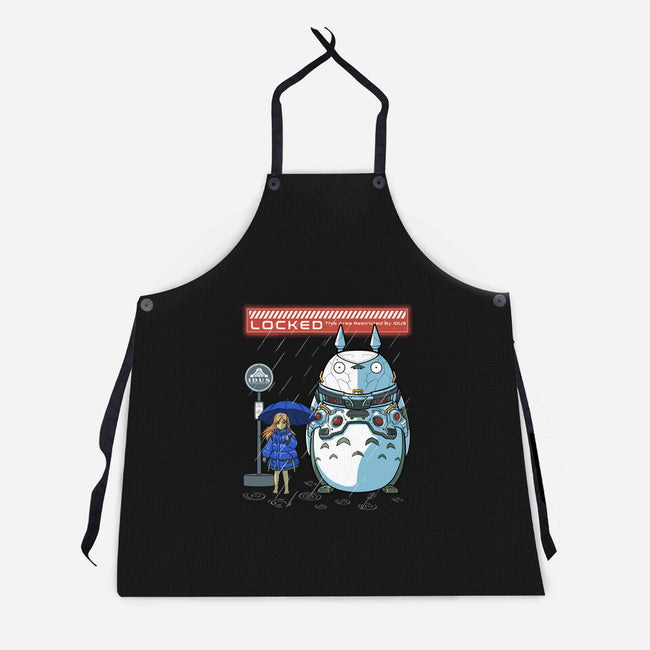 My Cyber Neighbor-Unisex-Kitchen-Apron-Astrobot Invention