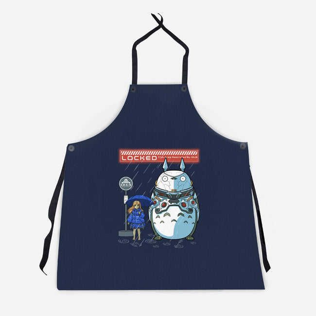 My Cyber Neighbor-Unisex-Kitchen-Apron-Astrobot Invention