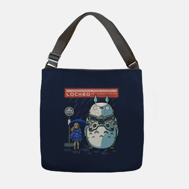 My Cyber Neighbor-None-Adjustable Tote-Bag-Astrobot Invention