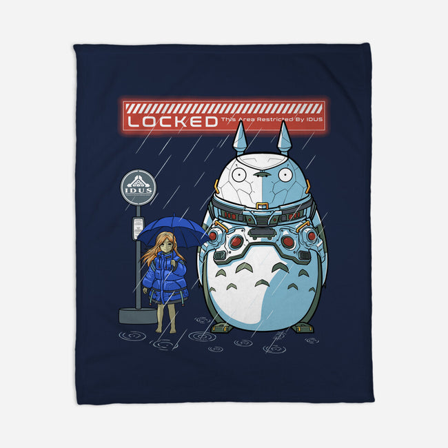 My Cyber Neighbor-None-Fleece-Blanket-Astrobot Invention