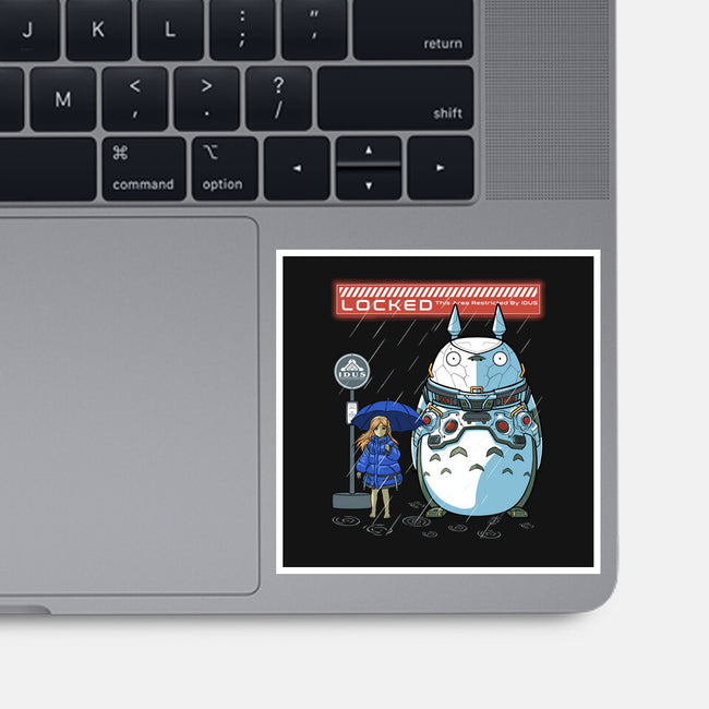 My Cyber Neighbor-None-Glossy-Sticker-Astrobot Invention