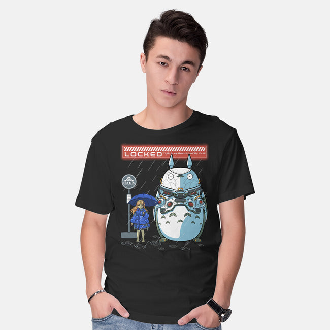 My Cyber Neighbor-Mens-Basic-Tee-Astrobot Invention