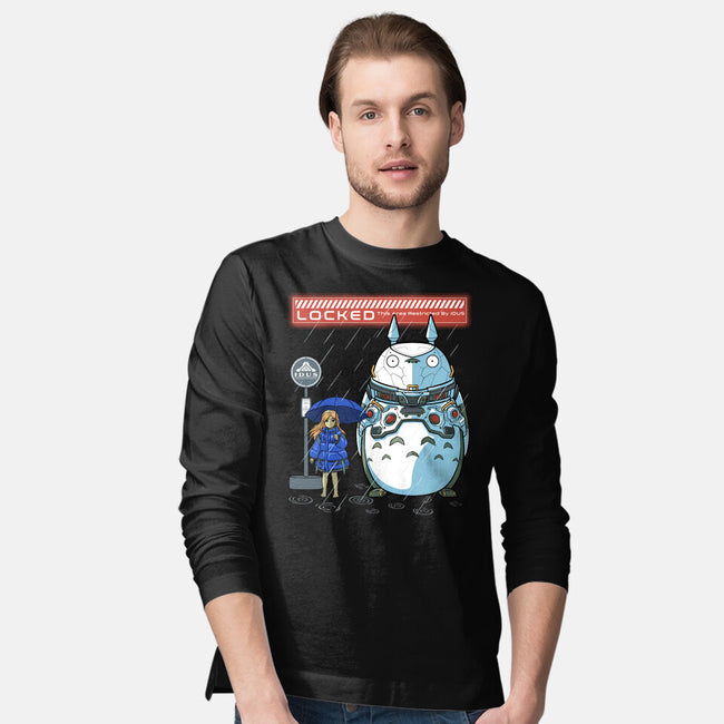 My Cyber Neighbor-Mens-Long Sleeved-Tee-Astrobot Invention