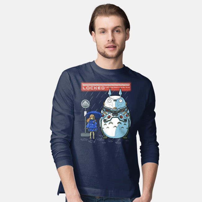 My Cyber Neighbor-Mens-Long Sleeved-Tee-Astrobot Invention