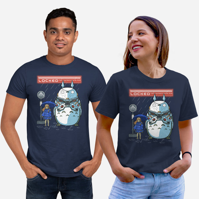 My Cyber Neighbor-Unisex-Basic-Tee-Astrobot Invention