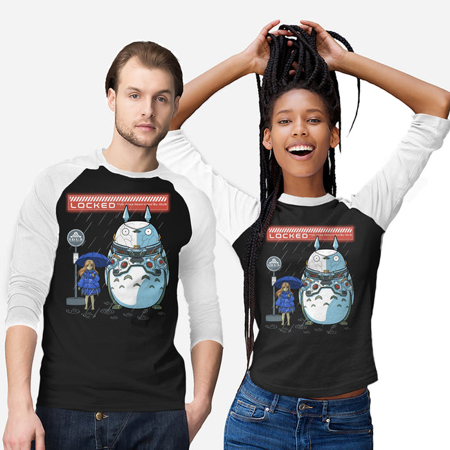 My Cyber Neighbor-Unisex-Baseball-Tee-Astrobot Invention
